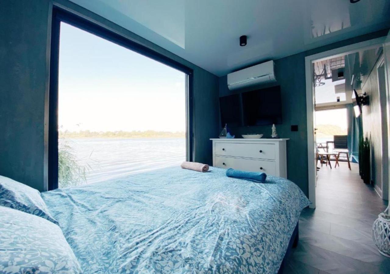 Domek na wodzie, dom na wodzie, hotel, apartament, pokoje, houseboat, dom na wodzie, dom nad jeziorem Wabrzezno Zewnętrze zdjęcie